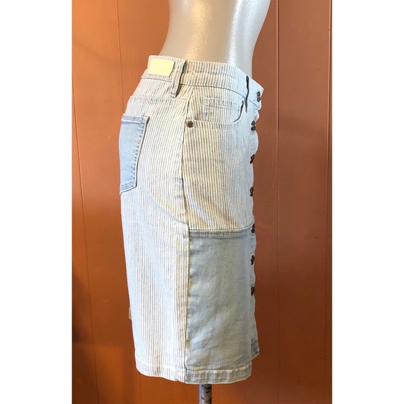 Buffalo by David Bitton Patchwork Denim Skirt 27 - Picture 4 of 9